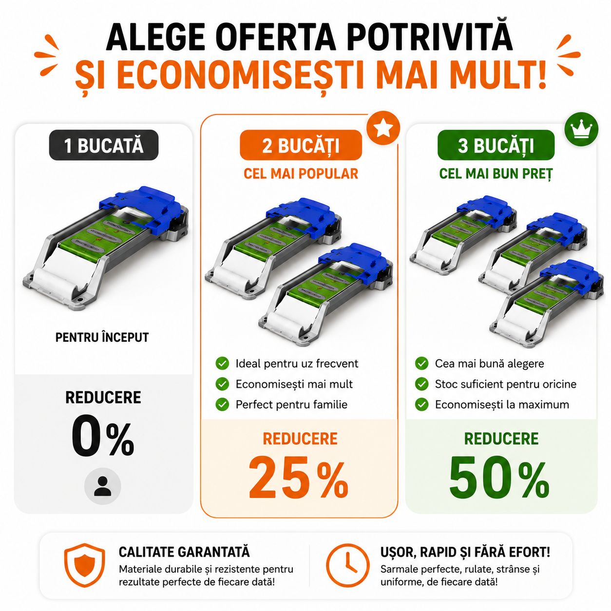 Aparat de Sarmale Koncepto® — Sarmale Perfecte, Fără Efort, De 3x Mai Rapid