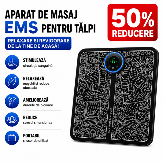 Aparat de Masaj EMS Koncepto® | Reduce senzația de picioare obosite și tensionate