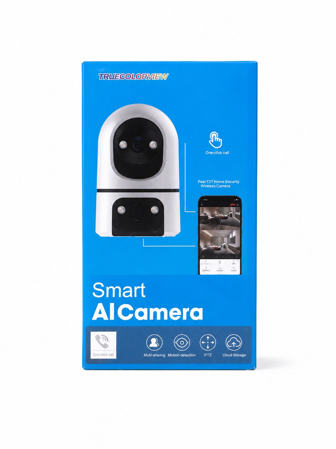 Cameră de Supraveghere Smart AI Koncepto® — Vezi Tot, De Oriunde, 24/7