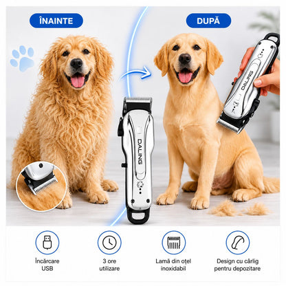 🐾 Aparat de Tuns Animale 8in1 Koncepto® — Îngrijire Profesională, Acasă, Fără Stres